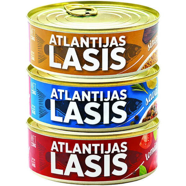 BANGA Atlantijas lasis sinepju mērcē (48x230g)